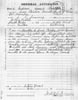 BISHER, Lewis - pension file: Affidavit by his brother, Joseph