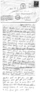 BISHIR, William 'Ned' - Letter to Lundy Bishir, 23 March 1936
